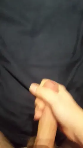 Thick cumshot after a couple of hours edging