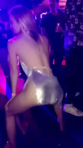 Giving it all on the dance floor