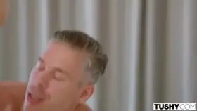 The guy Fucks Busty blonde in anal hole