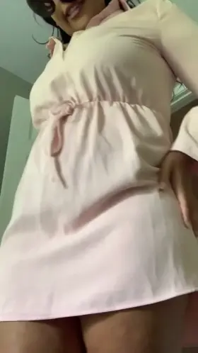 I’m headed to work but wanted to show you what’s under my outfit first ;)