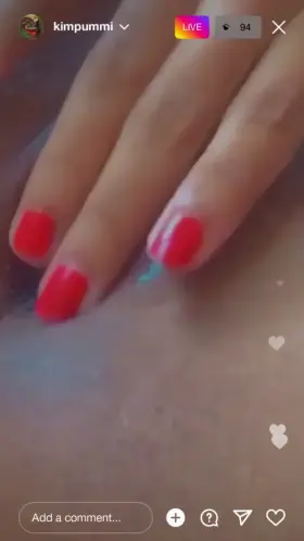 Instagram, Tired of work but still fresh to do something naughty!