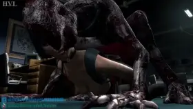 Ada in the jaws of the Demogorgon (HVL) [Resident Evil]