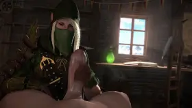 Kerillian giving a handjob (Mek)
