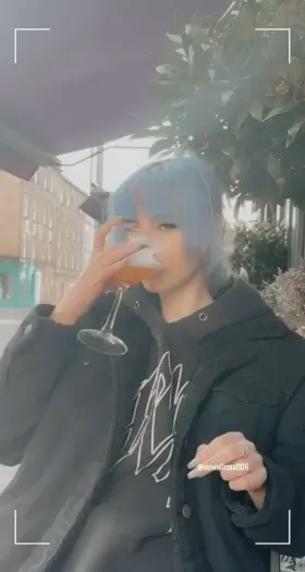 ahegao in public ft my martini .. would you drink it?;p