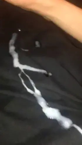 Staying at a friend's house and now I ruined my one shirt 😂