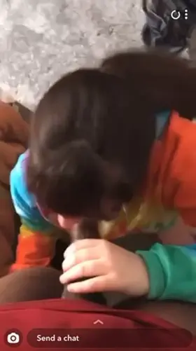 Tie dye cutie knows how to handle huge cock 🍆🤤