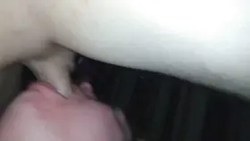 Damn you look good with my c0ck down your throat.