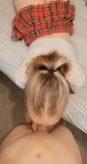 I love sucking his dick, and he loves the view