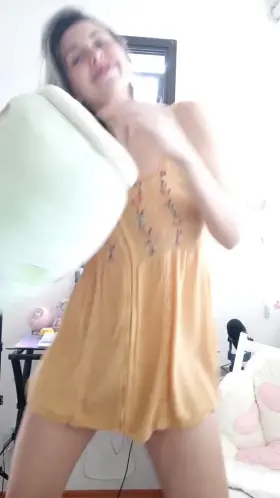 Some accidental pussy flash, but was listening to some really exciting songs lol