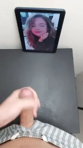 I missed a few shots but still covered her