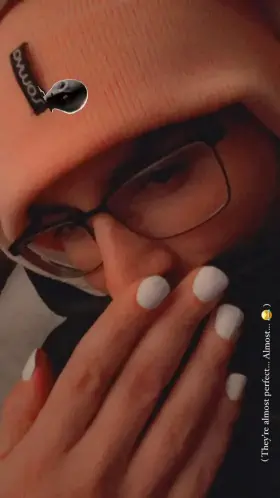 Painted my nails white for the first time