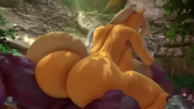 Applejack riding Spike's fat dragon cock (Hooves-art)[My Little Pony]