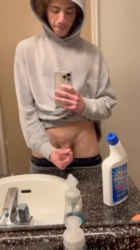 Went to take a selfie but then got horny