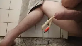Pissing through my catheter