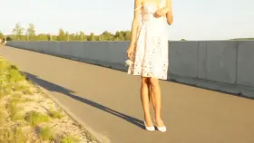 Flashing Tiny Tits In Public Place