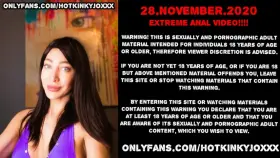 Big tits Hotkinkyjo extreme anal dildo fucking & prolapse - hotkinkyjoxxx at OF