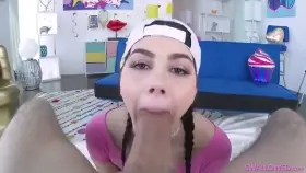 My femboy roommate was so jealous of my new girlfriend he fed me with Viagra so I'd be forced to let him empty my balls into his throat