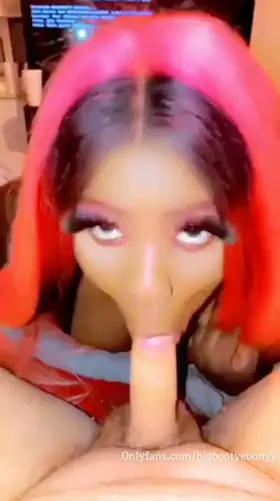 Would you let my colored ass drain your white cock ? 😈