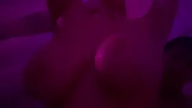 Rough shower fuck:) my tits bouncing everywhere