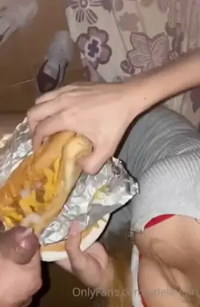 Cum Hotdog! Any takers:)
