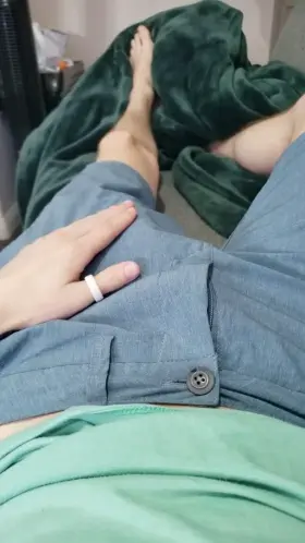 Can you hear my boxer fabric stretch too much from the size of my cock?