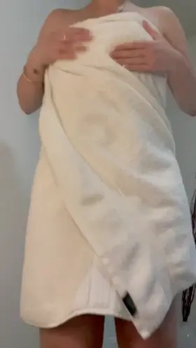 Stacked even under a towel