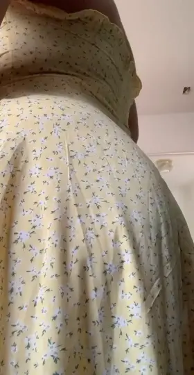 Feeling pretty in my panties, which is good because my brunch dress today is see through 👀