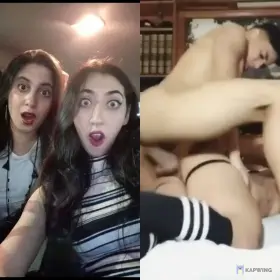 You caught both your gf and her friend having a threesome with a random guy you tried to fight with him but little did you know that he is bisexual he starts to fuck ur butt so hard all your gf and her friend can do is watch in shock while you get pounded