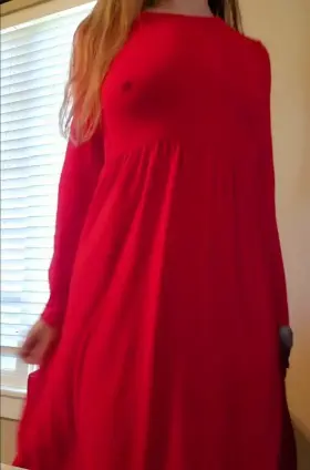 Taking off my dress 😊