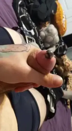 Toe curling precum 🖤