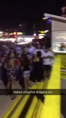 Roxi Keogh on the slingshot naked!