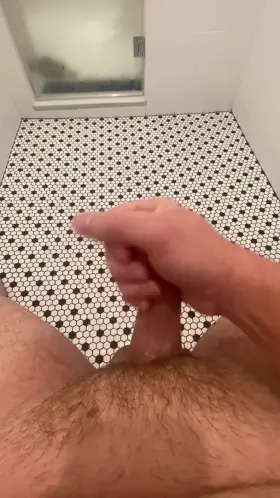 I came in the shower to get clean, but look what happened 😮