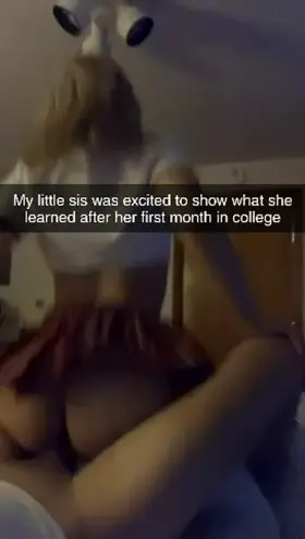 Little sis showing me her moves