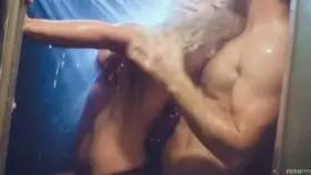 Holly Heart gets dragged into the shower