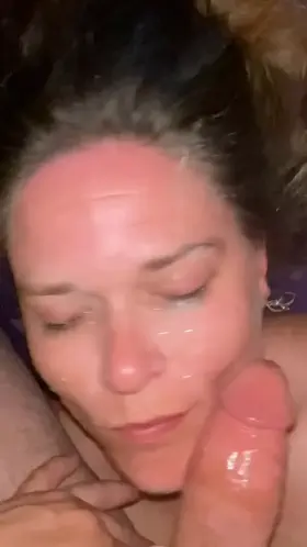 I’m even happy when I have cum in both of my eyes. I’m ready for a bukkake. Who’s in?