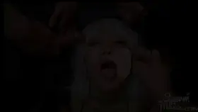 Cute Japanese babe gets glazed