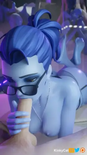 widowmaker blowjob (kinkycat)