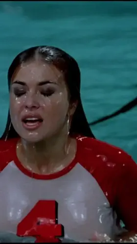 Carmen Electra Wet T-Shirt Pool Scene from My Boss's Daughter