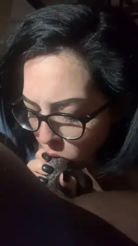 I love the proud smile on my face after I pull his cock out of my throat