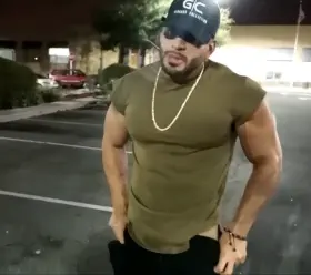 Showing off in the parking lot