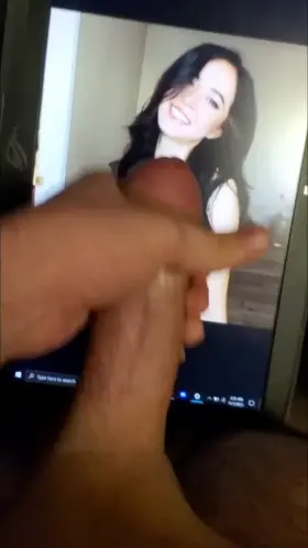 Covering Maya's chest