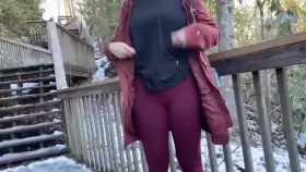 I miss getting naked in the snow! [F]