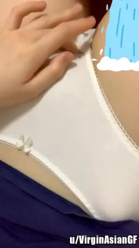 [19f] I get so fucking wet when I masturbate with my Japanese schoolgirl panties still on...