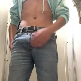 I got a little bit frisky in the college bathroom