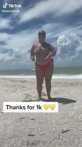 Dancing thong bikini