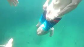 Do you think the other snorkelers noticed how long I can hold my breath? [GIF]