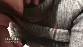 Amateur public blowjob in changing room