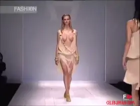 Some boobs on the catwalk!