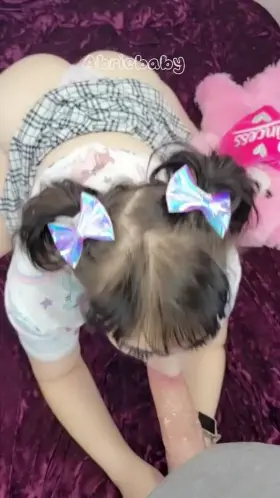 Compilation of me Using my Little Teenage Mouth to suck Cock I'm a well Trained Little Toy!