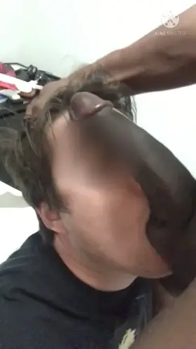 I love sucking on his balls